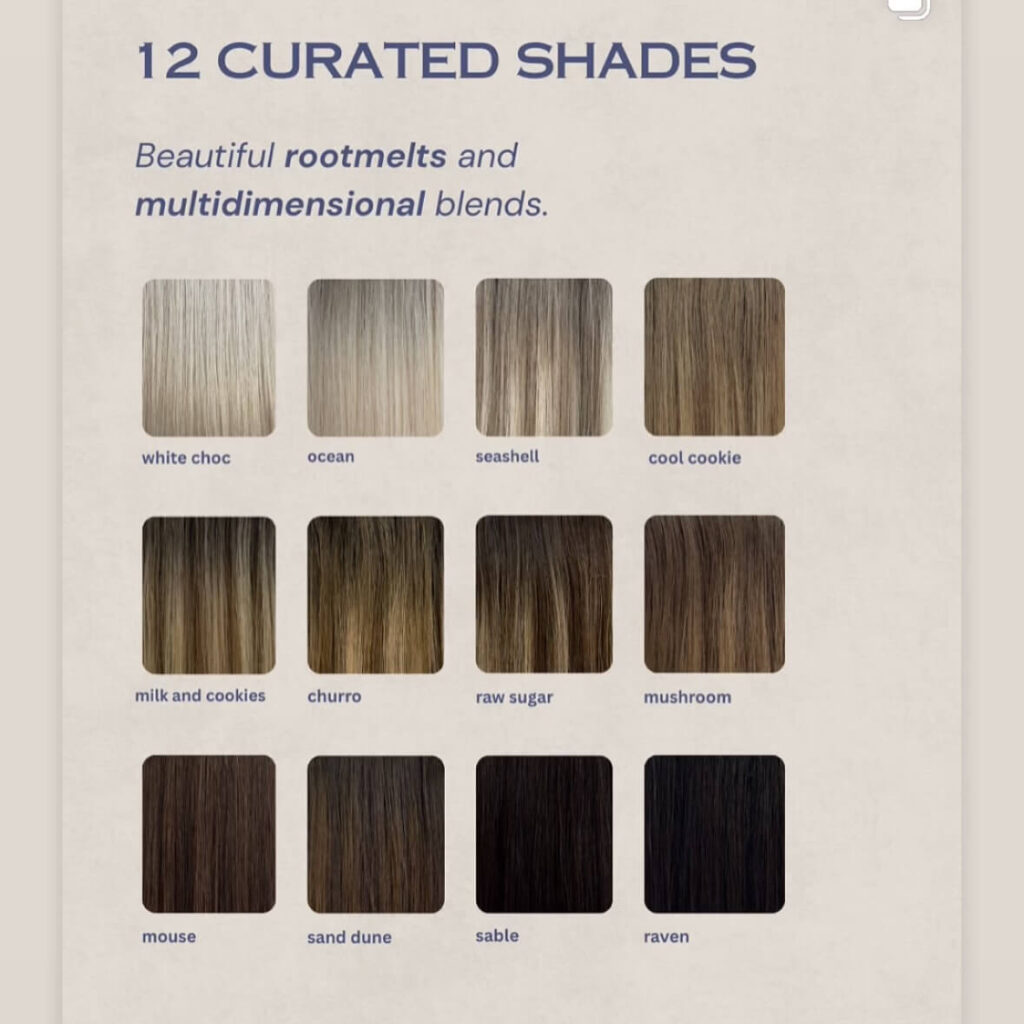 12 curated shades